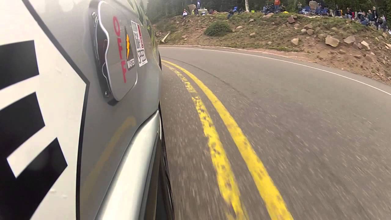 EV West Pikes Peak Official Run 2012 - Electric BMW M3 - First Converted Car to Race 2015
