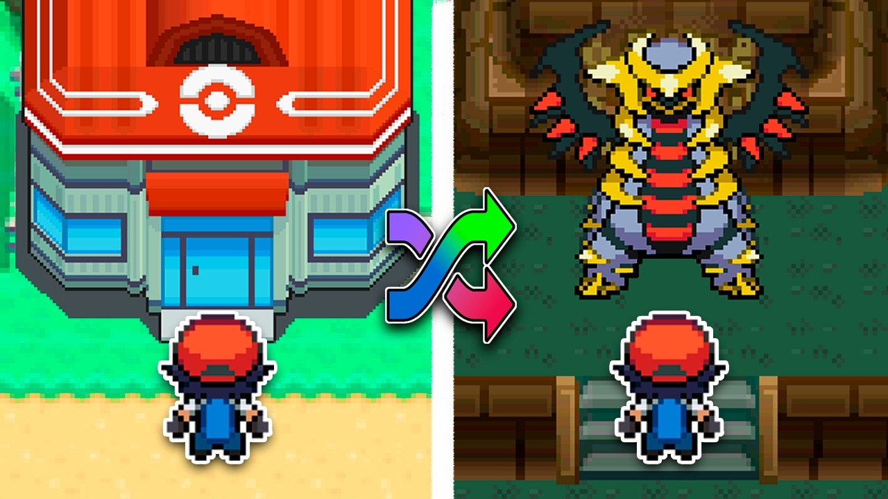 POKÉMON pero el MAPA es ALEATORIO 🔀