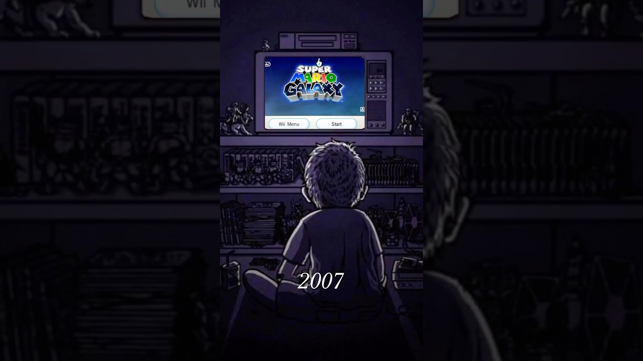Nostalgia Temps pt: 80 (Super Mario Galaxy) #nostalgia #nintendo #animation #shorts #capcut #mario