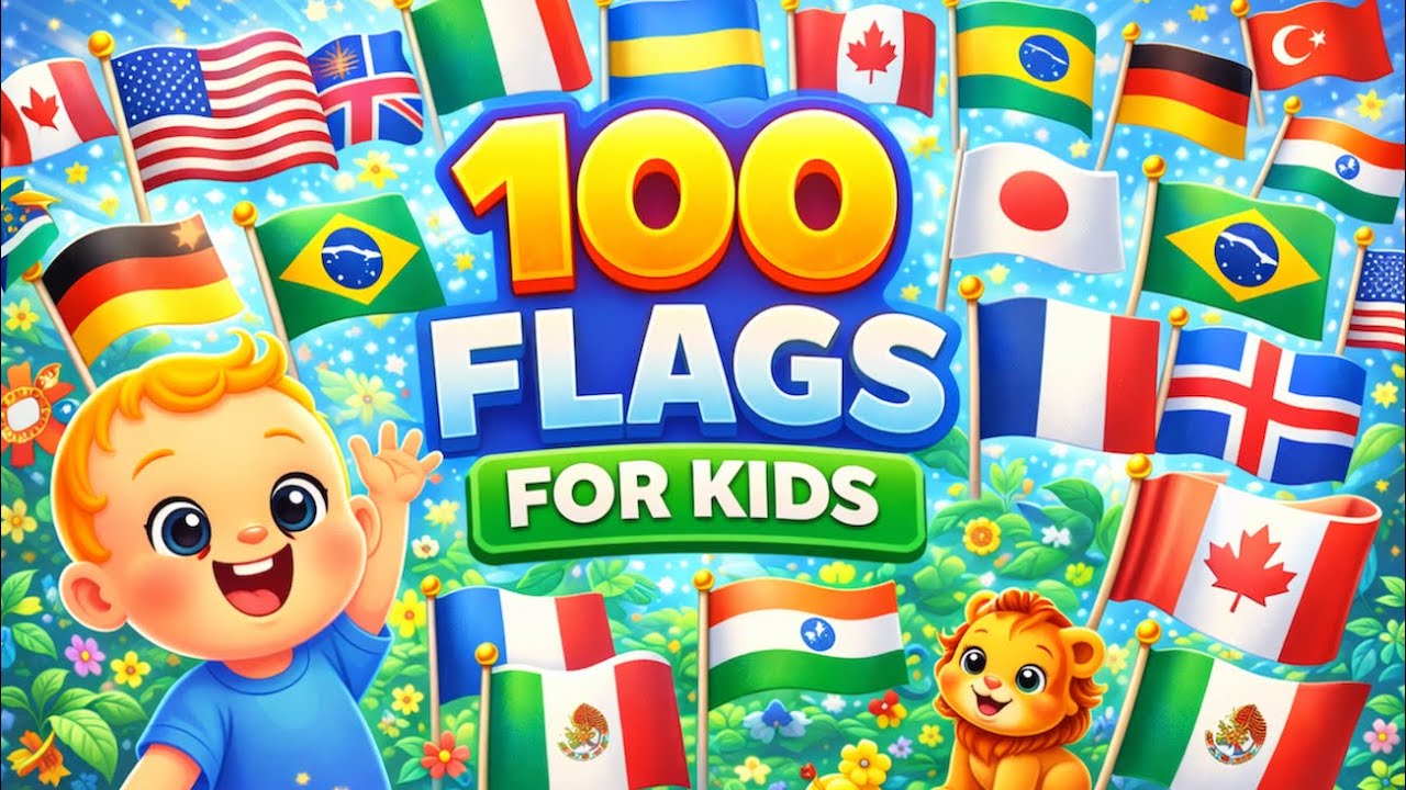 100 Countries for Kids | Flags, Landmarks & Fun Facts for Children