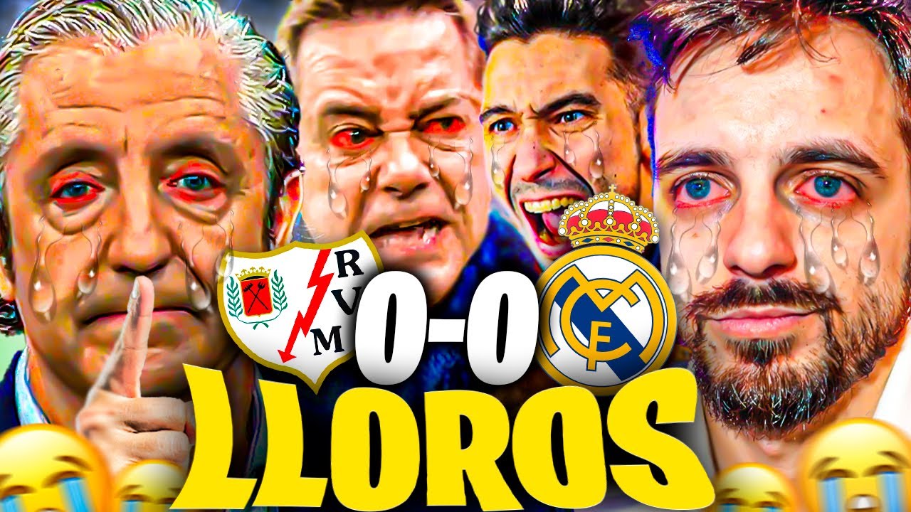 😂LOS MEJORES LLOROS MADRIDISTAS al RAYO VALLECANO 0-0 REAL MADRID - Ruskii