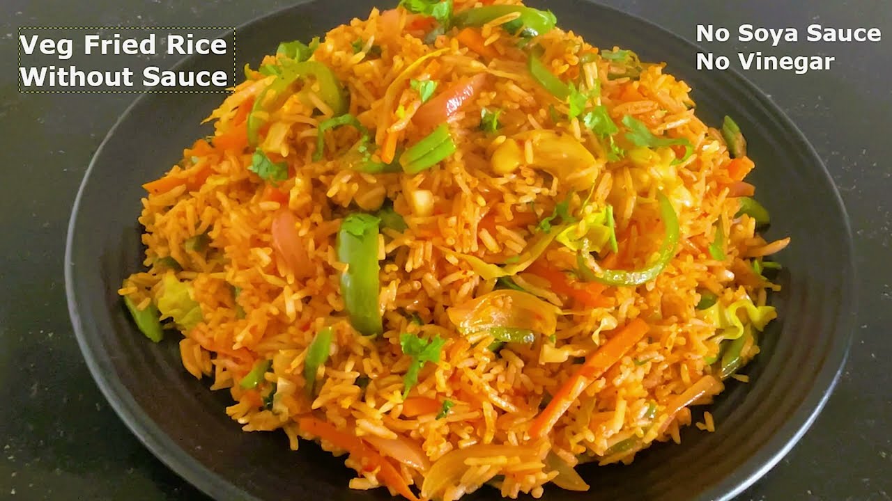 Easy Rice recipes | Fried Rice Without Soy sauce | Indian veg recipes | Instant Rice recipes