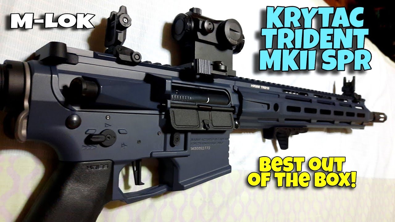 AIRSOFT UNBOXING - KRYTAC TRIDENT MKII SPR M-LOK COMBAT GREY