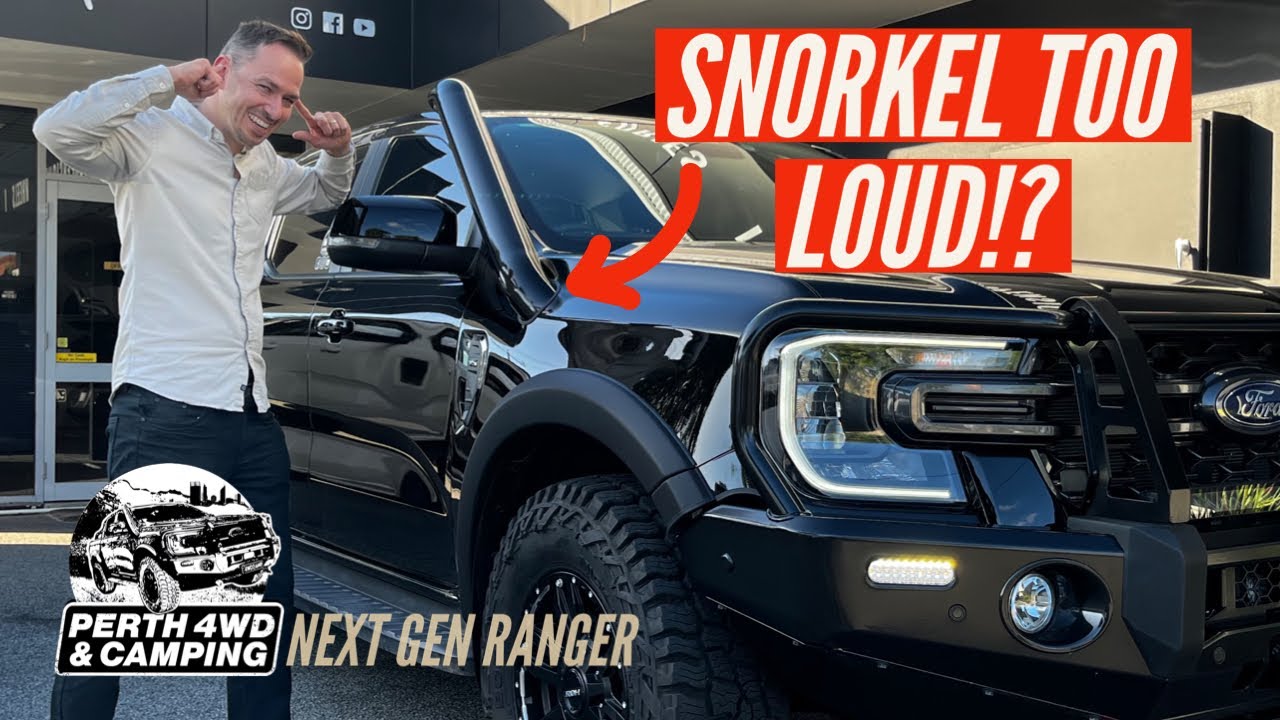 STAINLESS SNORKEL ON THE V6 NEXT GEN RANGER - IS IT TOO LOUD?