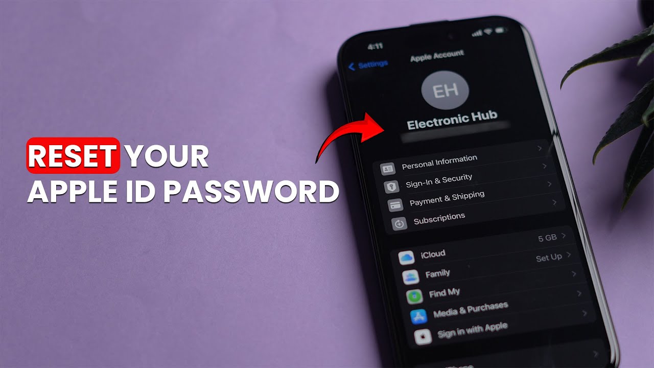 Как сбросить пароль Apple ID на iOS 18?