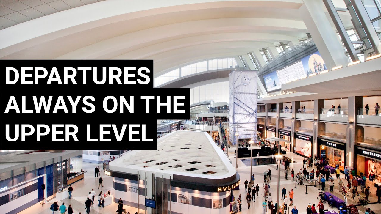 Why Airport Departures Are Always On The Upper Level ? | Airport Design Insights