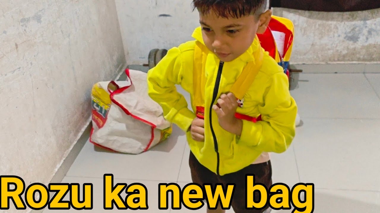 Mere rozu ka nya bag... khush ho gaya rozu😍