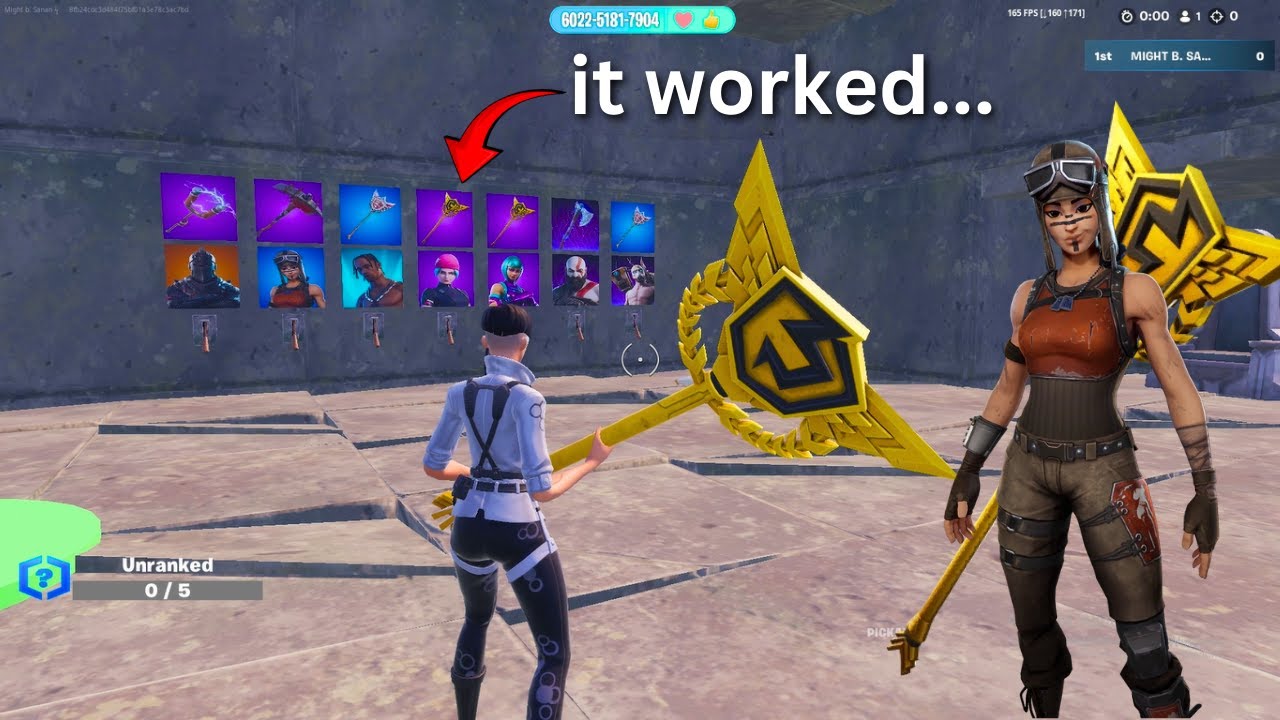 Тестирование *БЕСПЛАТНЫХ* карт скинов в Fortnite...