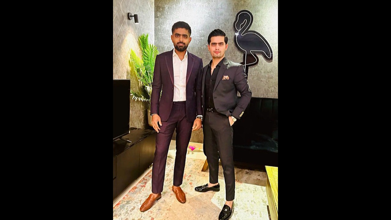 Babar Azam and Safeer Azam edit 