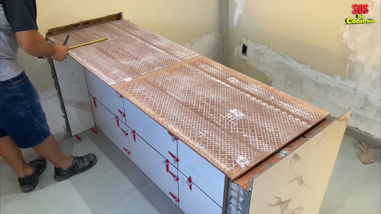 Esse pedreiro vai ser contratado pela NASA 🇺🇸/ IDEIA BRILHANTE para cozinha