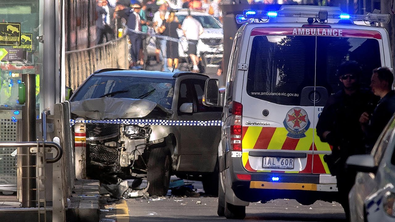 Melbourne crash: 'He just ploughed into them without stopping,' says witness