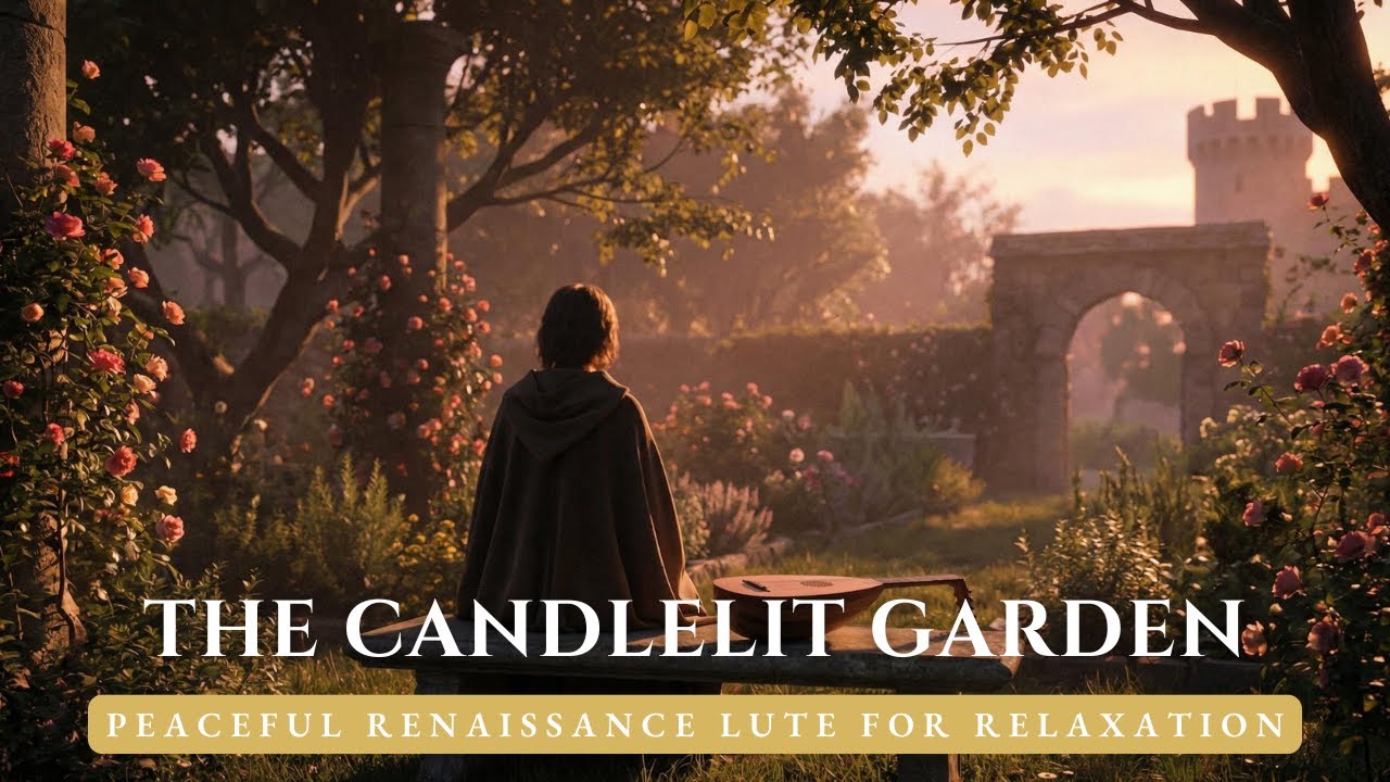 Peaceful Renaissance Lute for Relaxation 🌙 | The Candlelit Garden