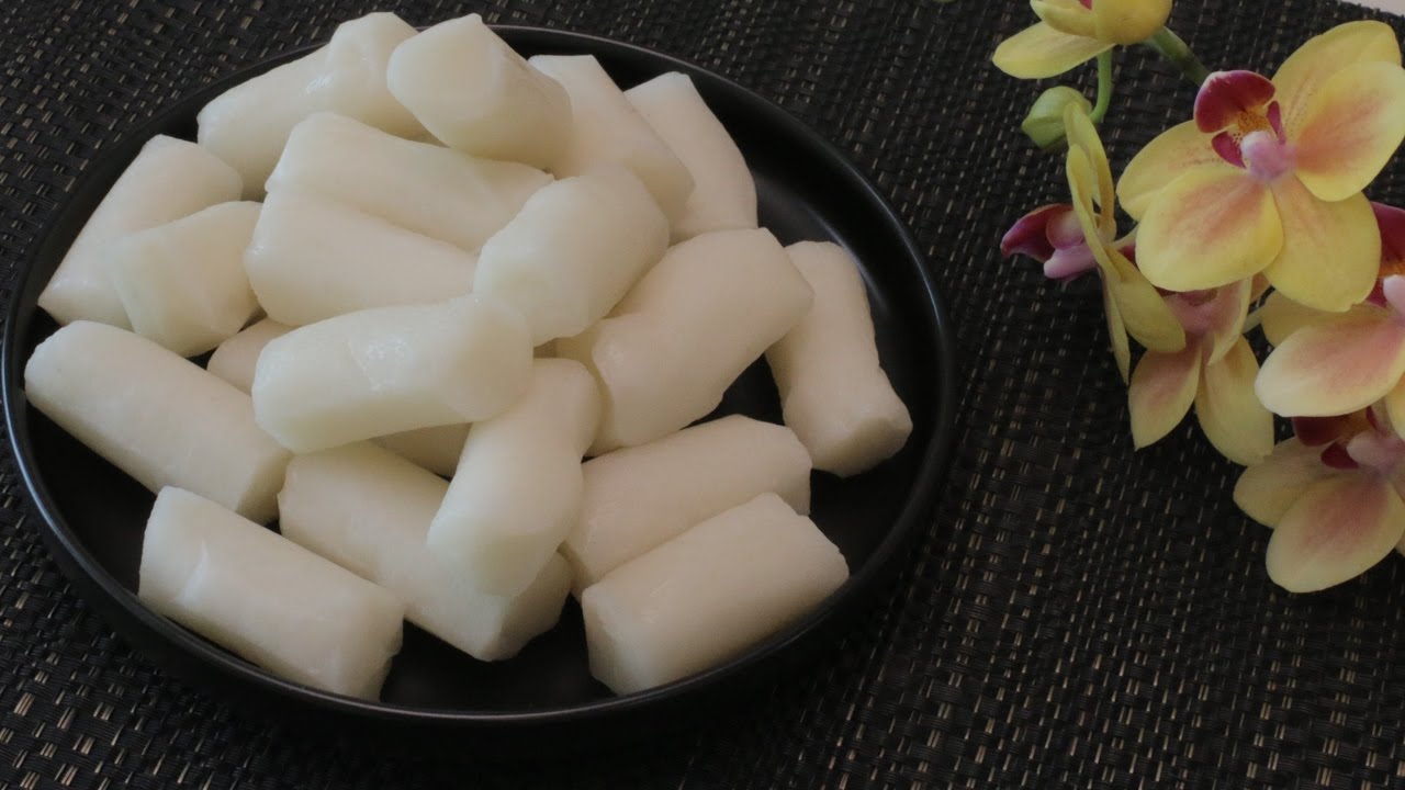 Настоящая корейская кухня: КАРЕТОК 가래떡 РИСОВЫЕ ПАЛОЧКИ