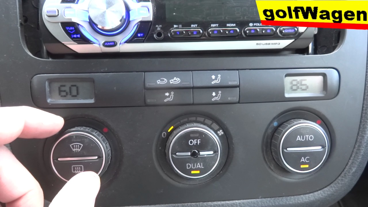 VW Golf 5 climatronic как перевести градусы Цельсия в градусы Фаренгейта /конвертация/