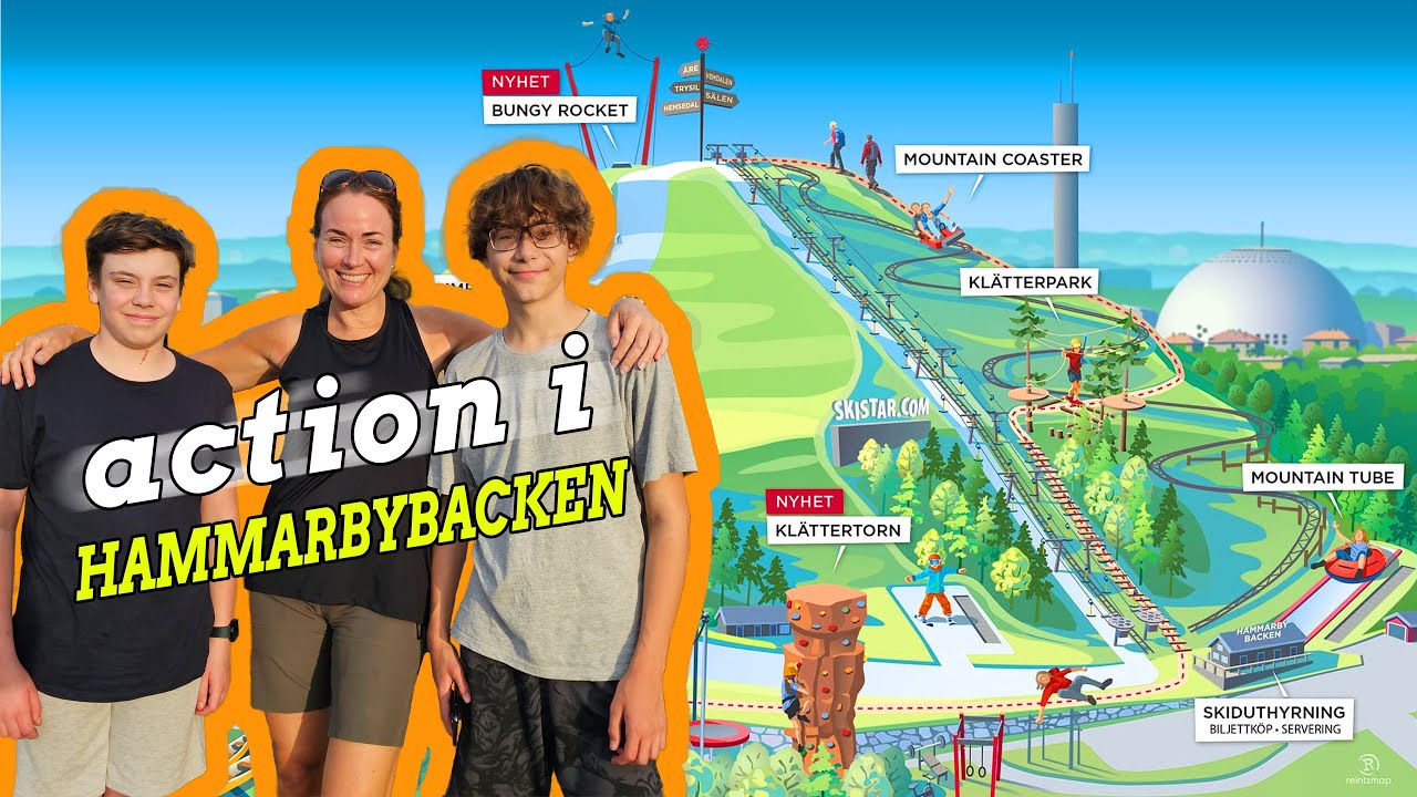 Vi testar aktiviteterna i Hammarbybacken