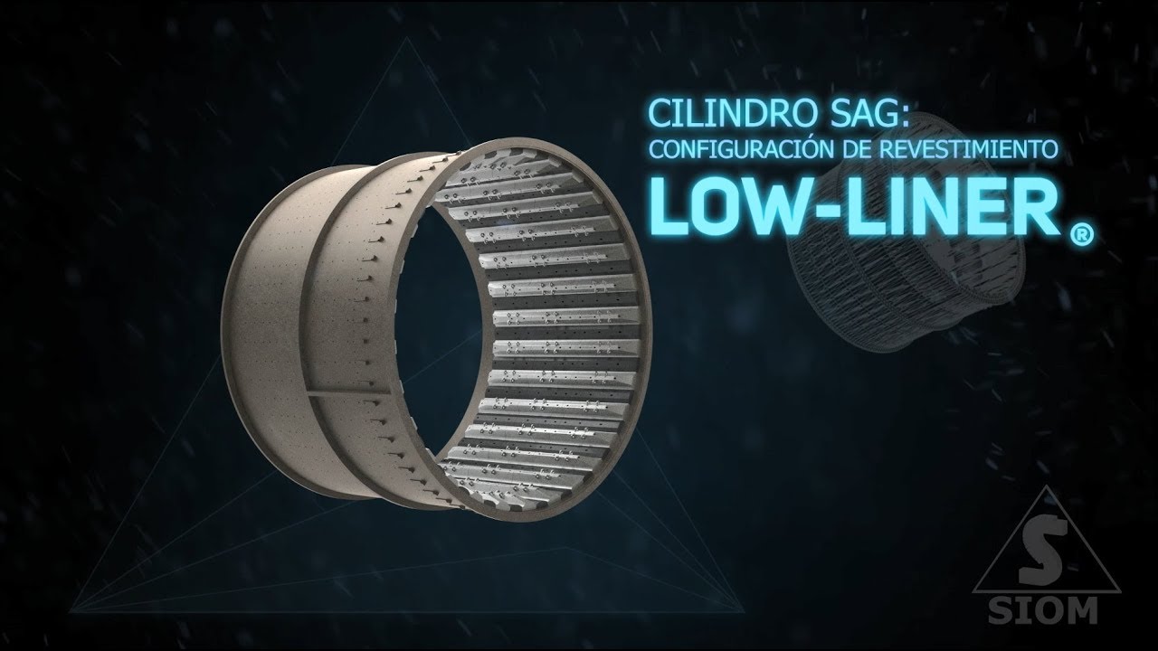 SIOM | Molino SAG | Cilindro | Low LINER