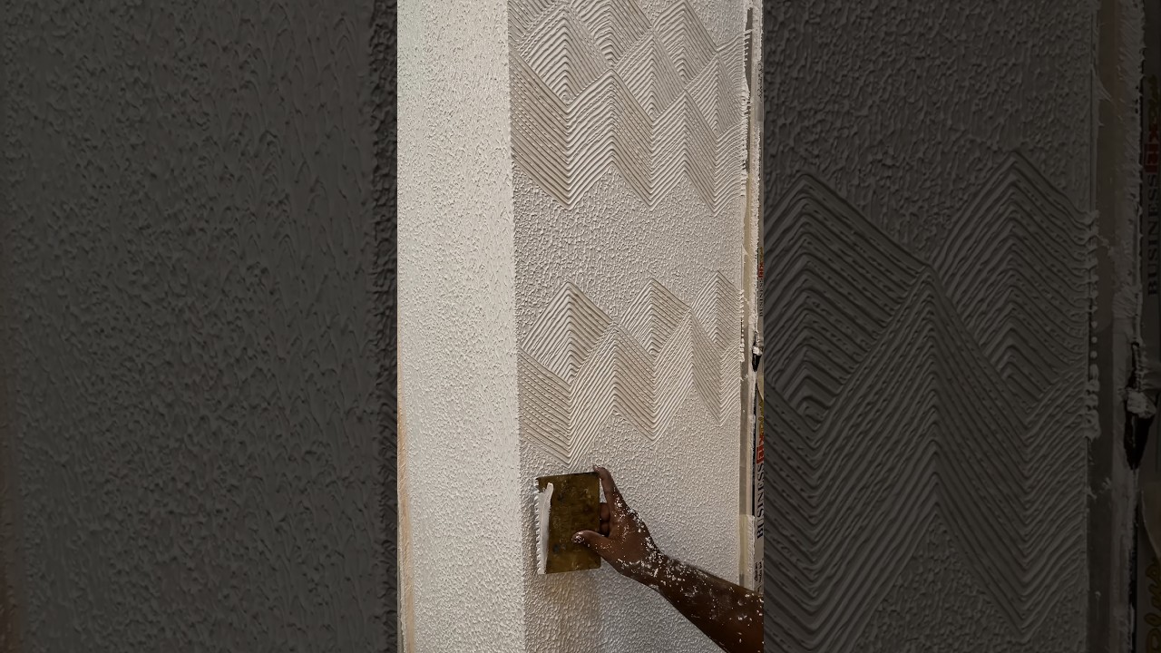 impressive wall texture design in acrylic putty how to create 