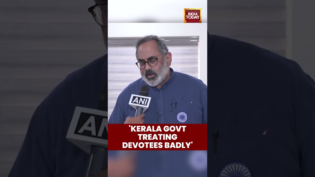 Kerala Govt Treating Devotees Badly at Sabarimala: Rajeev Chandrasekhar