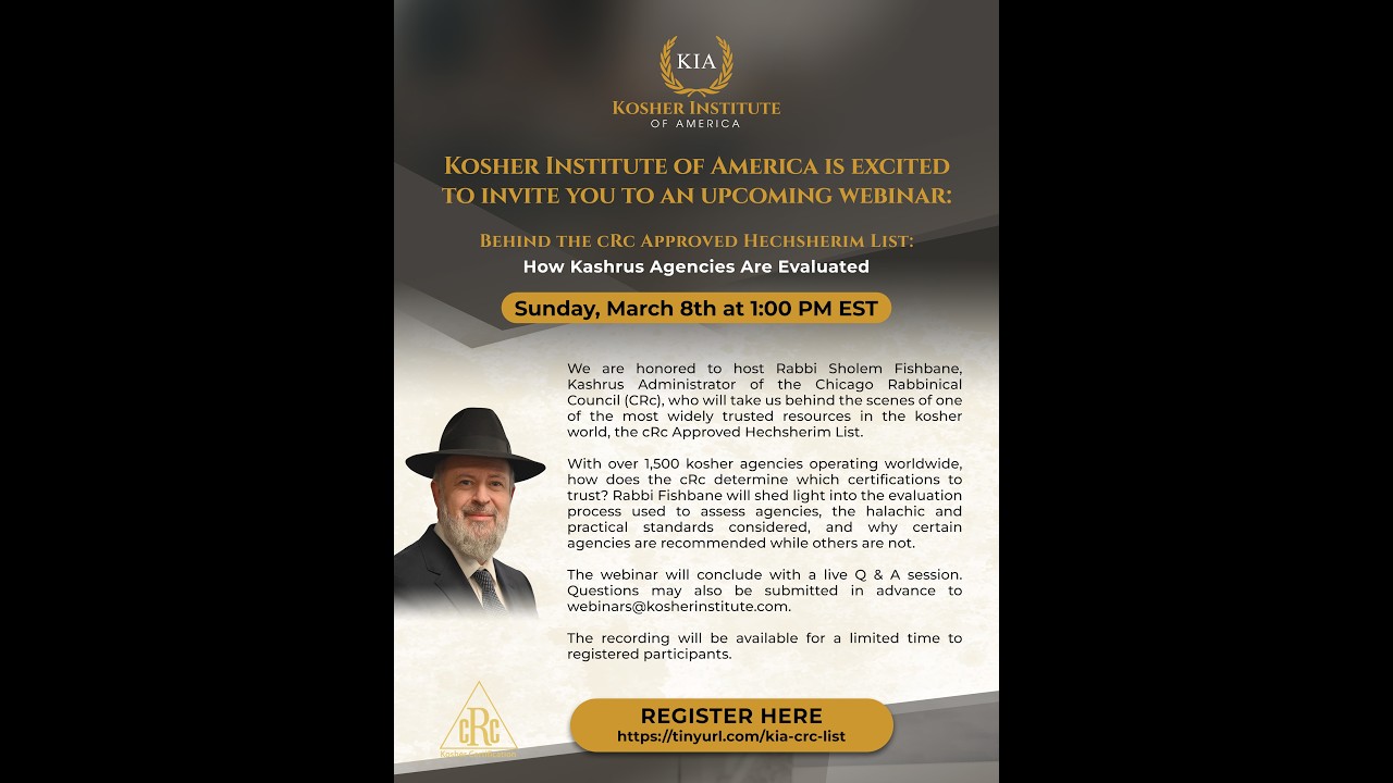 Behind The cRc Approved Hechsherim List: How Kashrus Agencies Are Evaluated