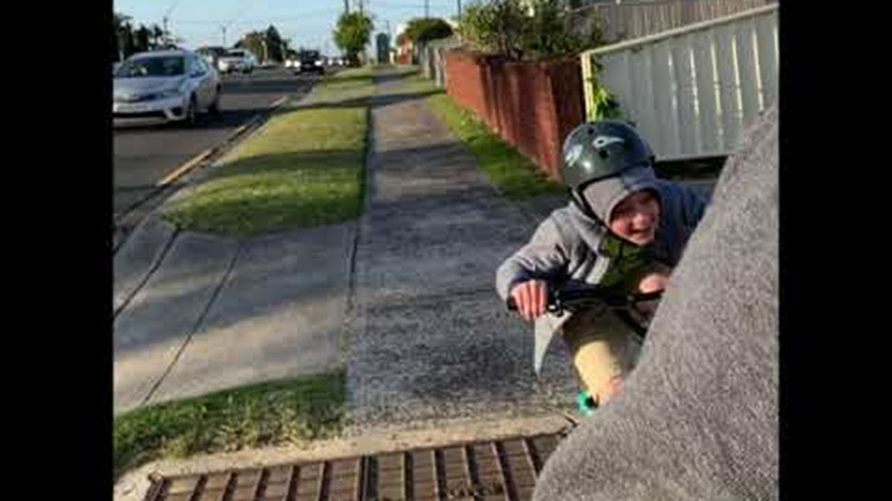 Boy Swooped By Psycho Magpie || ViralHog