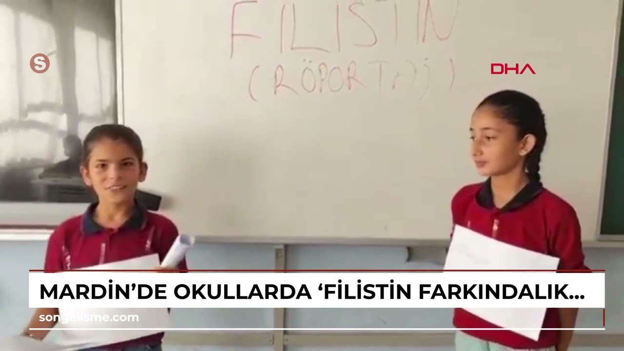 Mardin’de okullarda ‘Filistin Farkındalık Etkinlikleri’ düzenlendi
