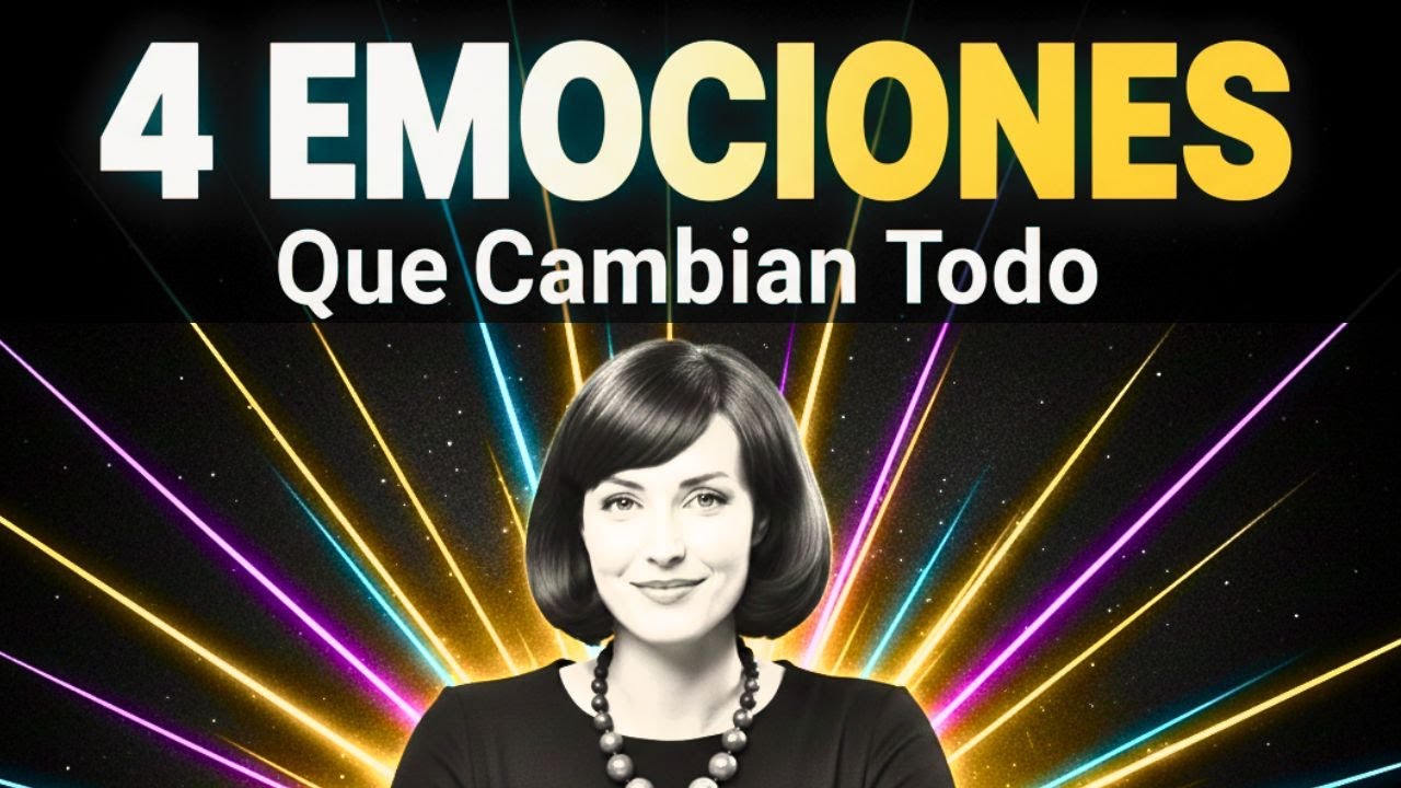 Cómo CAMBIAR Tu VIDA Con Estas 4 EMOCIONES