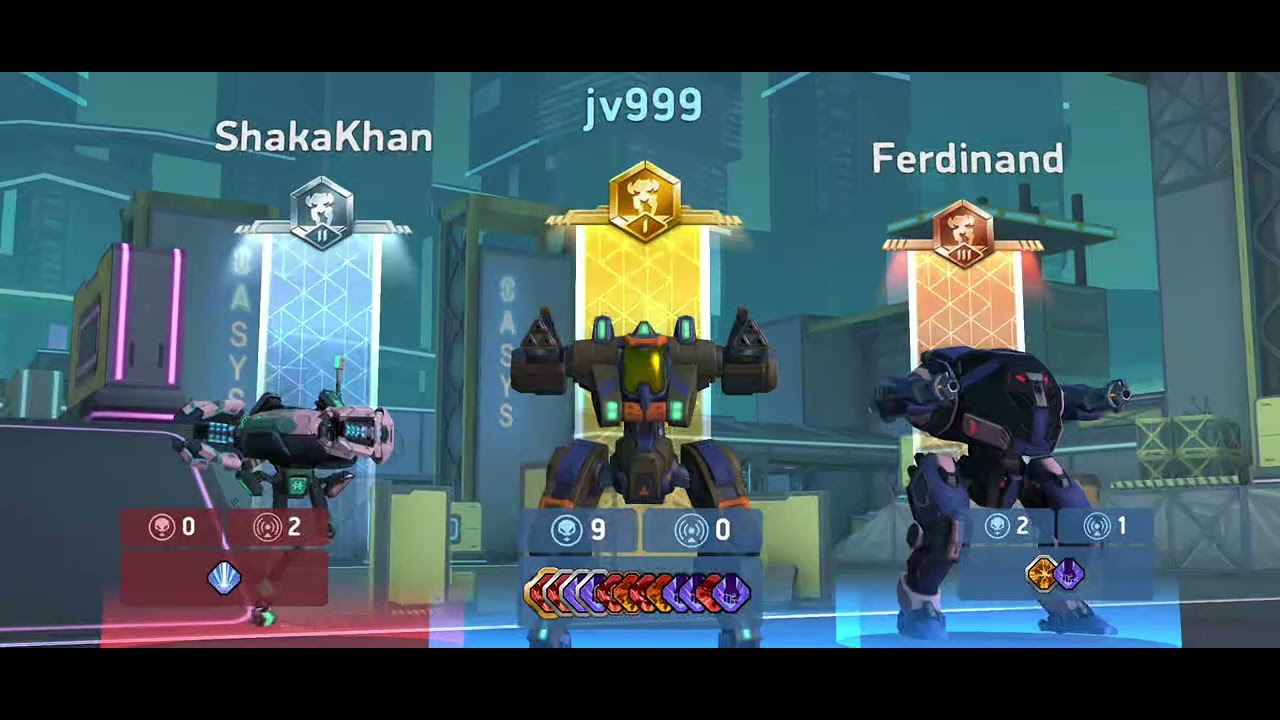 Jogando Mech Arena 