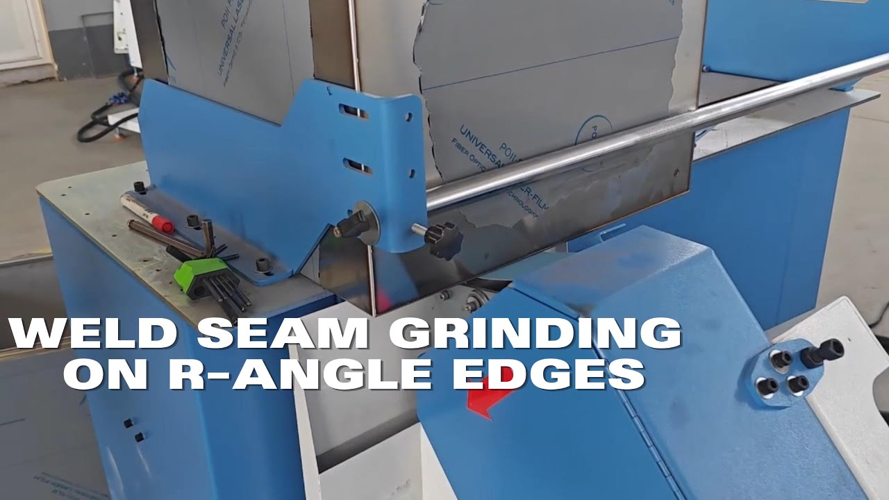 Sheet Metal Enclosure | Weld Seam Grinding on Right-Angle Edges#welding  #metalfabrication