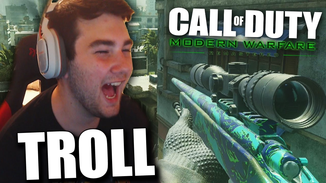 CAGE MATCH TRICKSHOTTING & TROLLING (Modern Warfare Remastered)