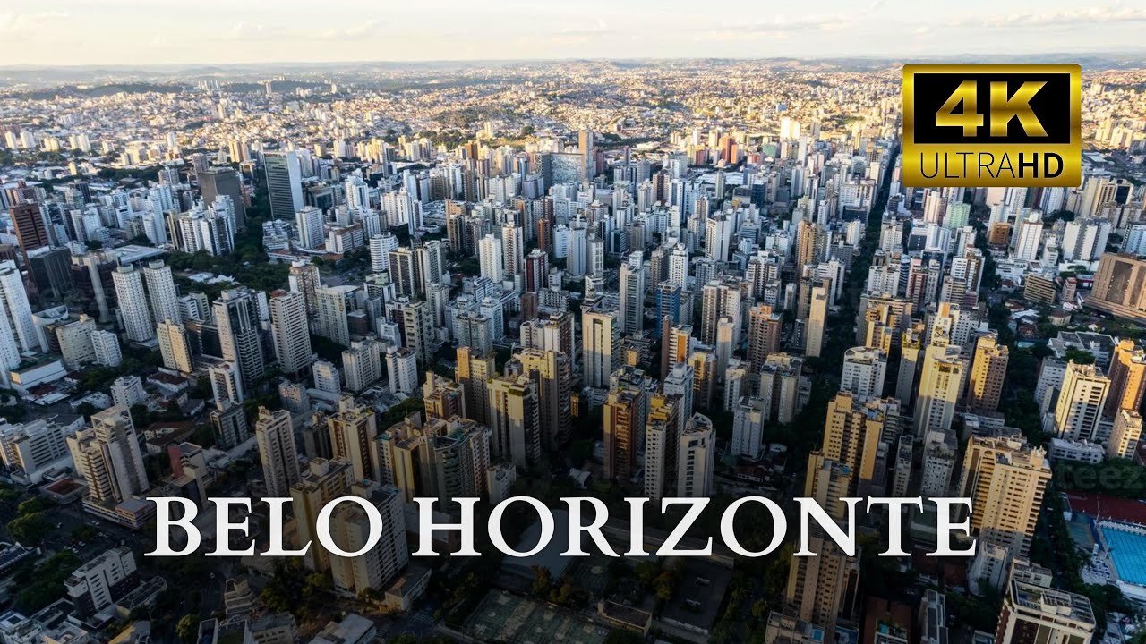 Город Белу-Оризонти - MG, Бразилия в 4k ultra hd 60fps #brazil