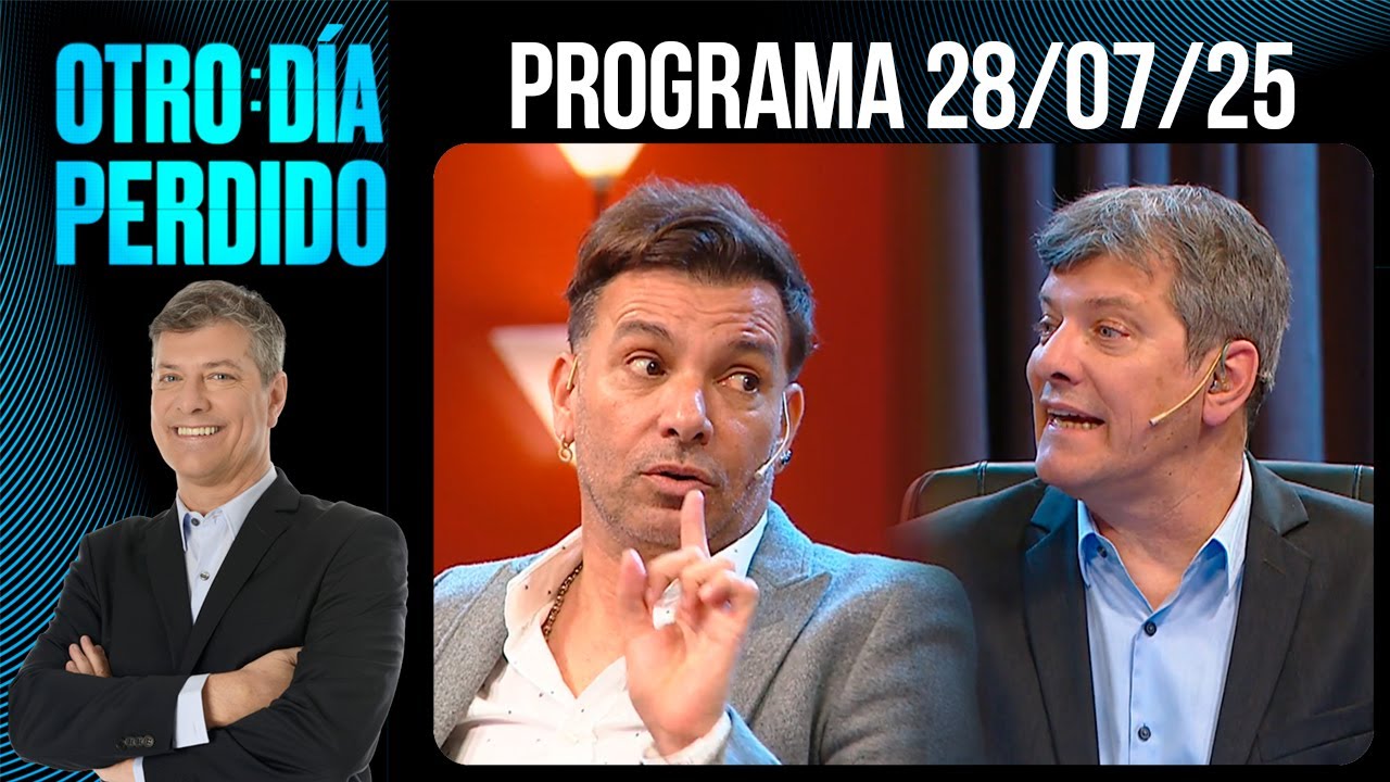 OTRO DÍA PERDIDO - Programa 28/07/25 - BOSSI, EL HOMBRE DE LAS MIL CARAS, SORPRENDIÓ A PERGOLINI