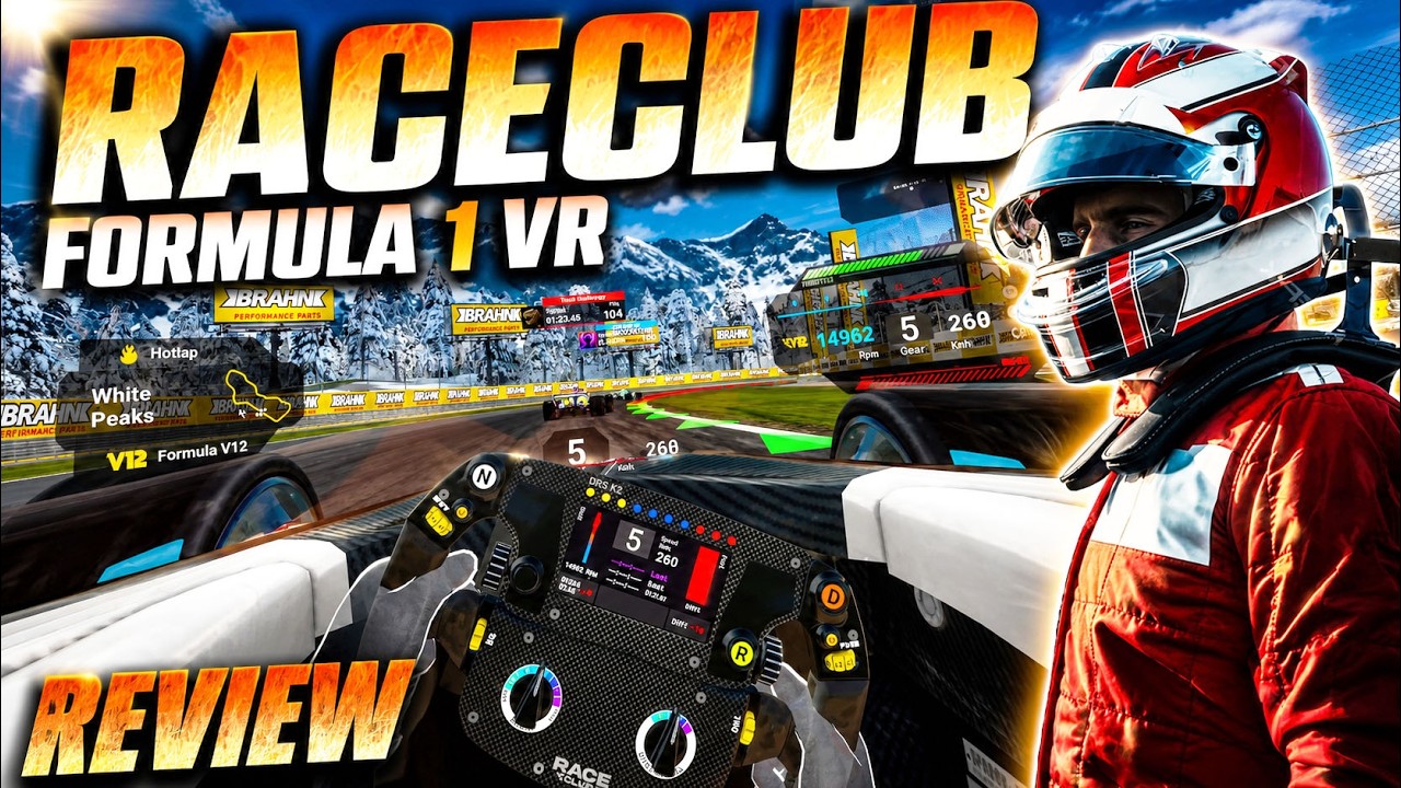 Formula1 Sim Racing in VR: RACECLUB Quest3 Early Access Review