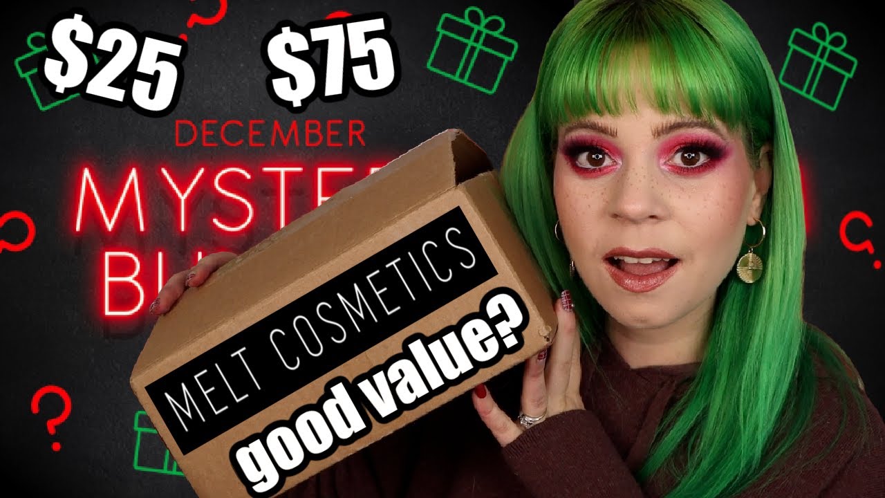 Melt December $75 and $25 mystery bag/box unboxing... is it worth it?