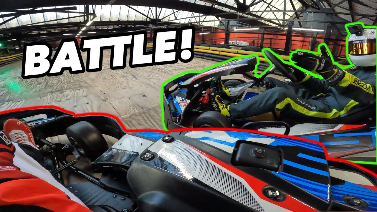 БОРЬБА за то, чтобы ОСТАТЬСЯ ВПЕРЕДИ на Fast Lane Karting Stoke