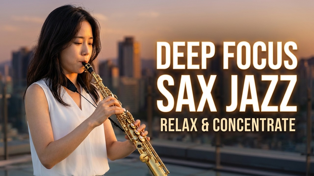 숨이 멈춘 순간, 소프라노 색스폰  재즈 | Focus Night Sax Jazz