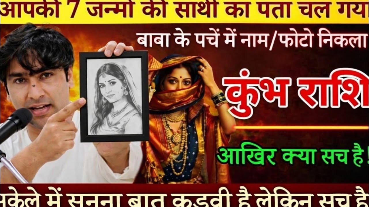 कुंभ राशि आपके 7 जन्मों का साथी मिल चुका है,समय रहते इसका नाम जान लो वरना पछतावा होगा।#kumbhrashi 
