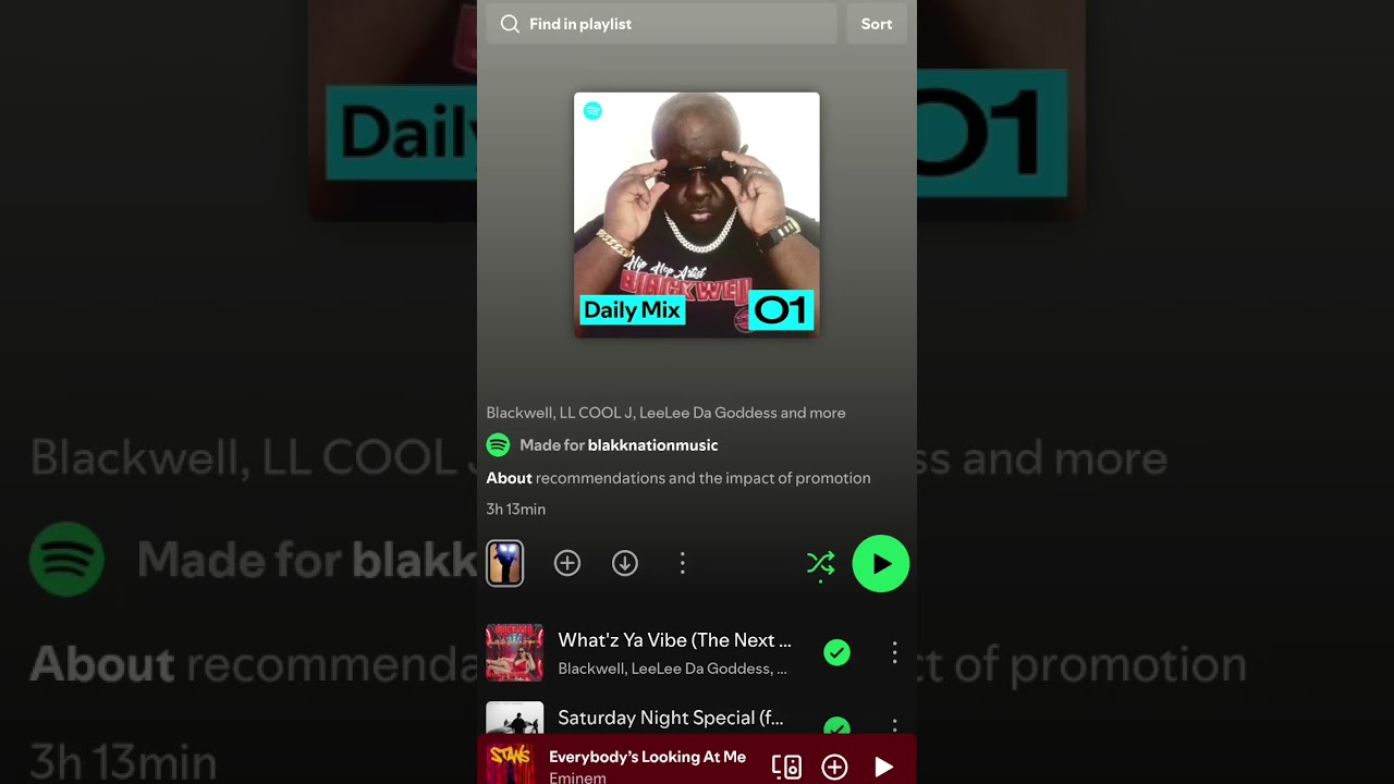 #1 on @Spotify Release Radar 