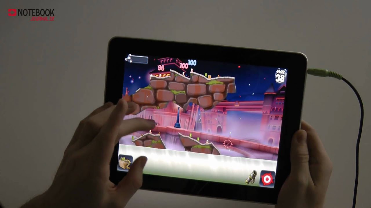 Apple iPad - Worms HD Gameplay-Video