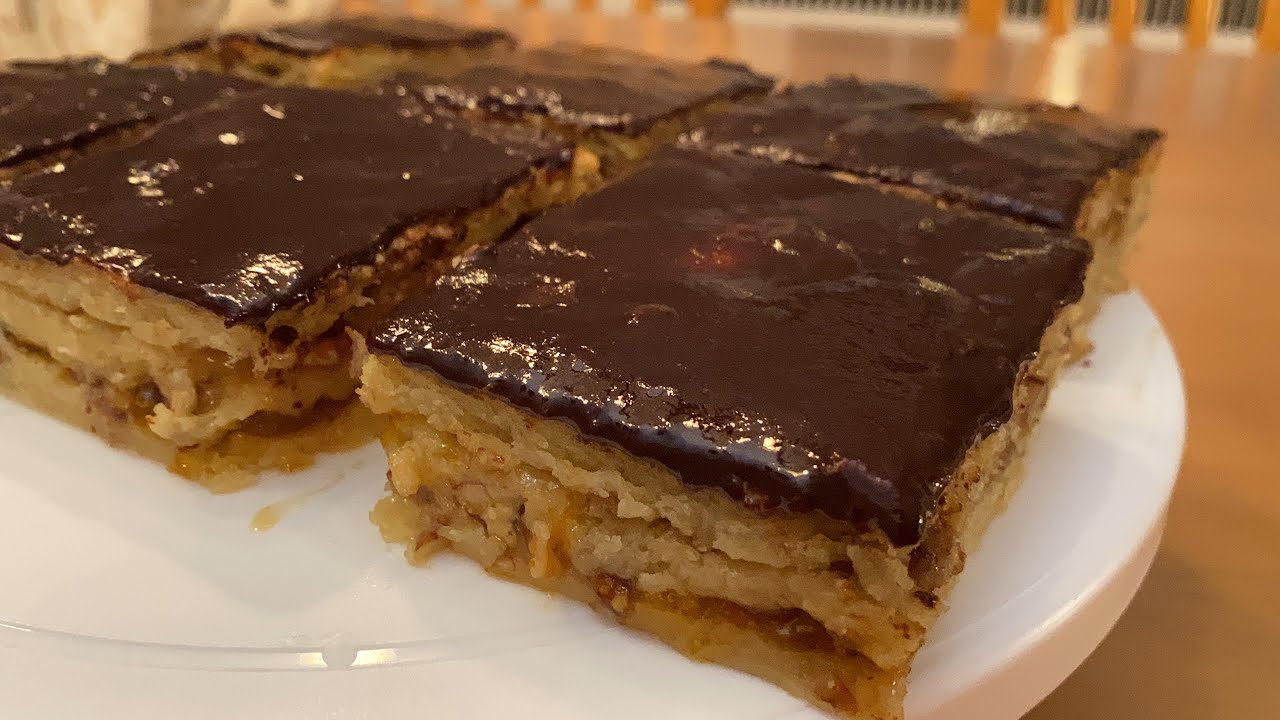 Gerbeaud Cake Recipe | Traditional Hungarian Dessert