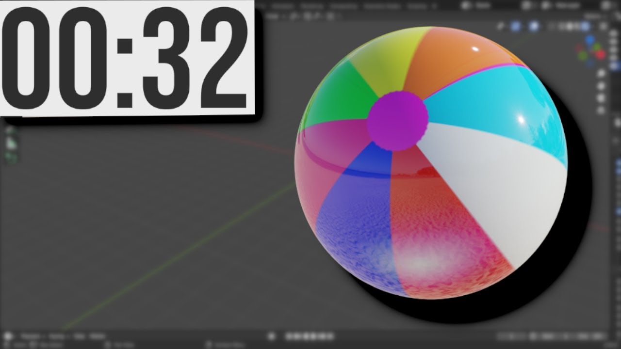 Modeling a BEACH BALL Speed run