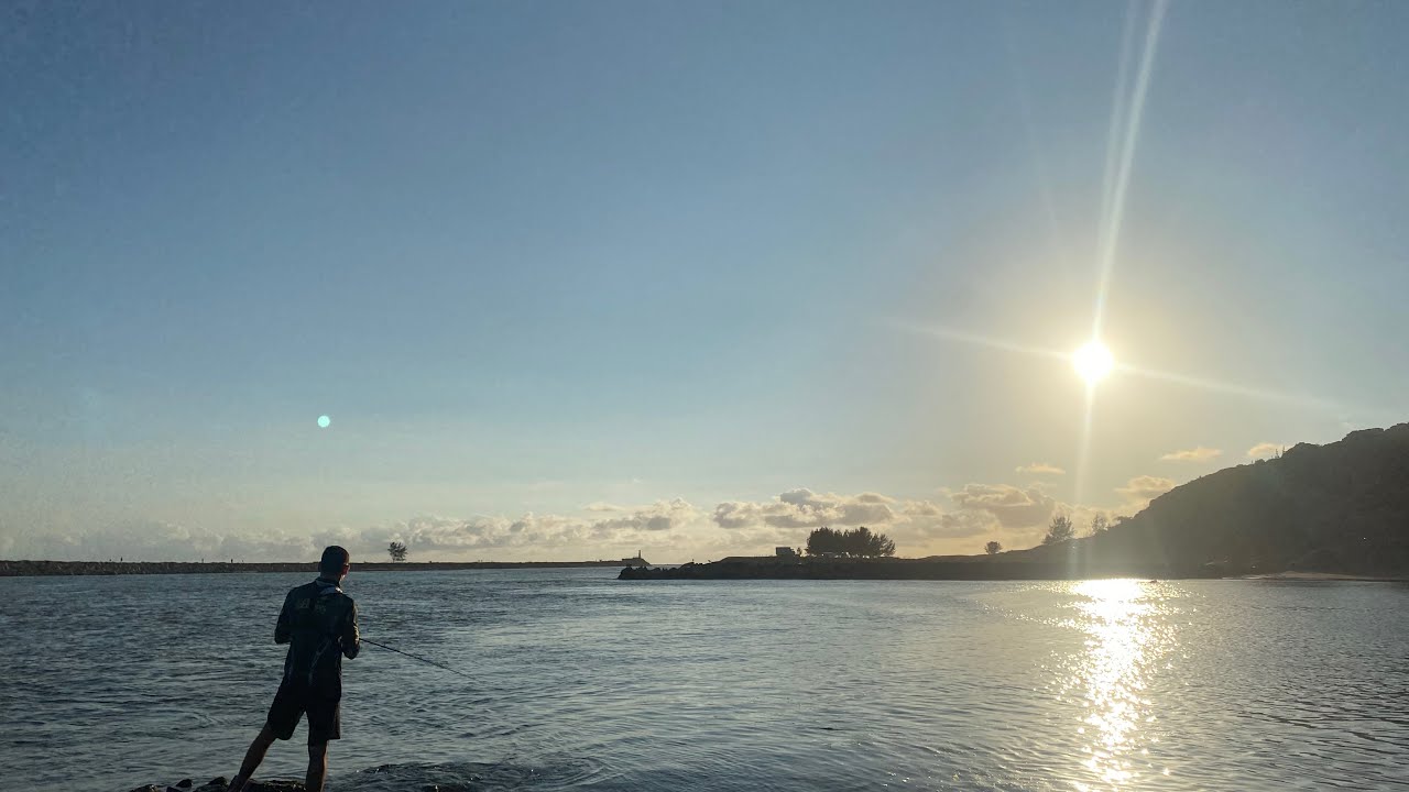 PESCARIA DE ROBALO NOS MOLHES DE LAGUNA - SÓ FALTOU OS ROBALOS 🤣🤣