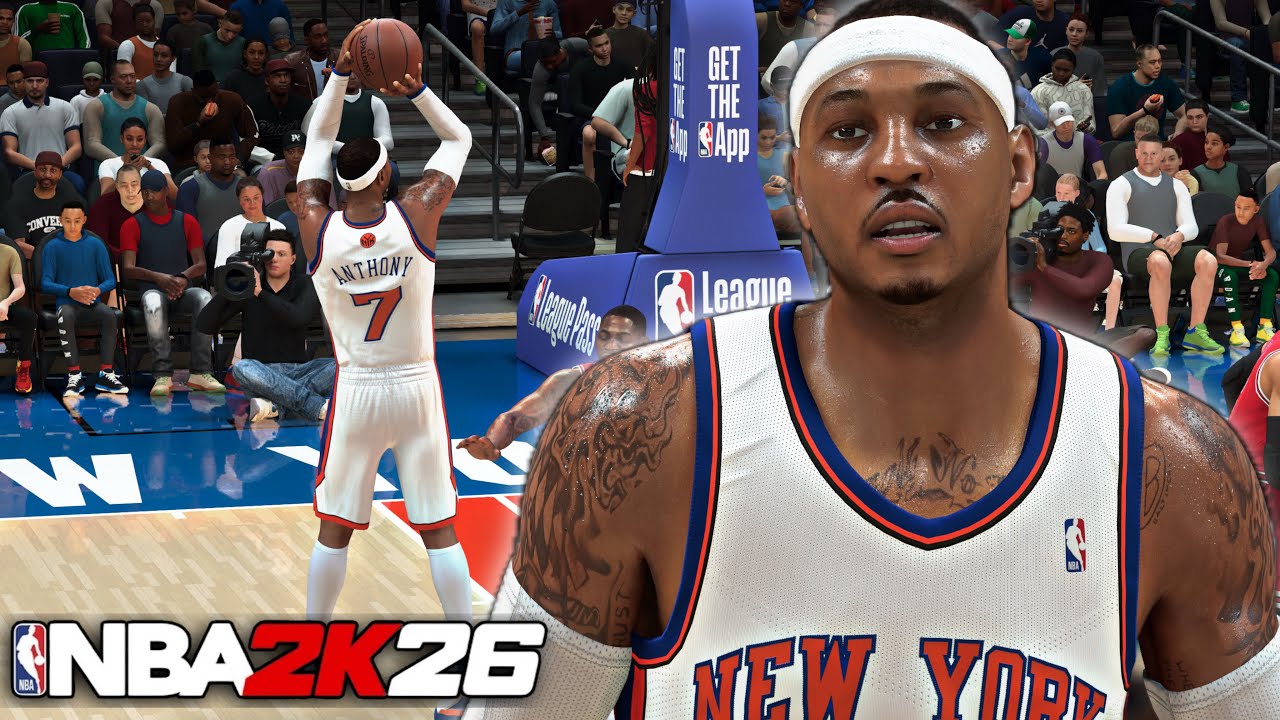 Carmelo Anthony Realistic Highlights in NBA 2K26
