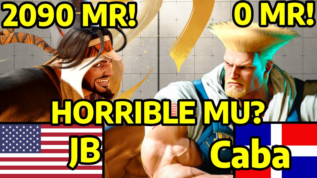 💯STREET FIGHTER 6 ➥ JB (RASHID) VS. Caba (GUILE ガイル) 4K Master Ranks💯