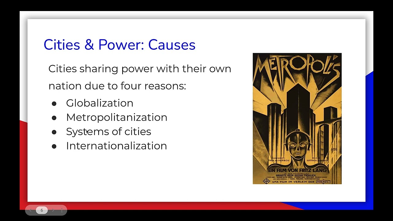 Urban Politics - Urban Governance and Power
