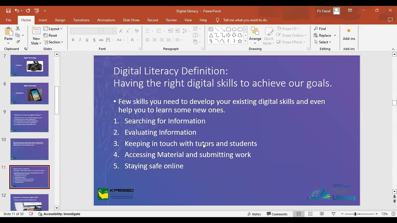 What is Digital Literacy part 1 in Urdu /Hindi?