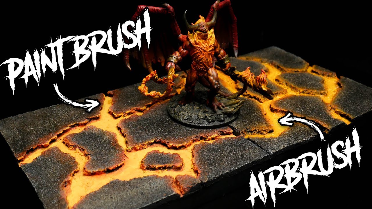 Easy Build LAVA TILES Painted 2 Ways
