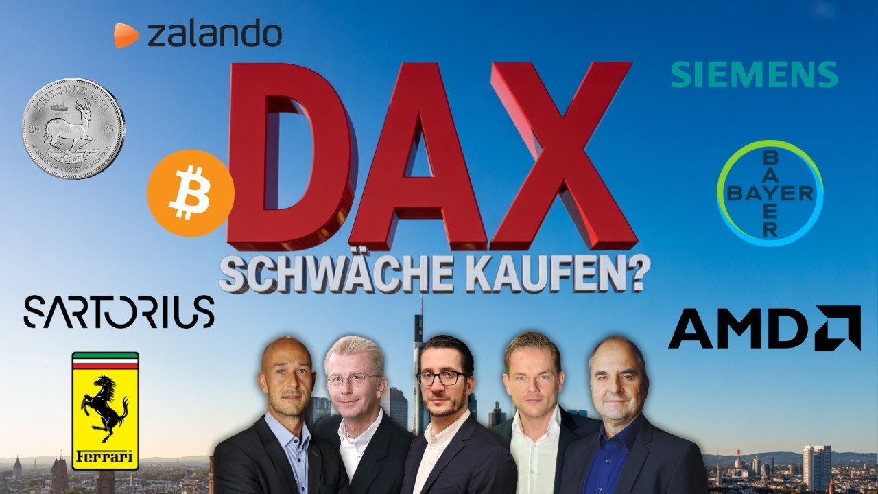 DAX scheitert an 25.000 – Rücksetzer vor ZEW? Bayer, BTC, Silber, OMV, Ferrari, Siemens, ZAL, AMD