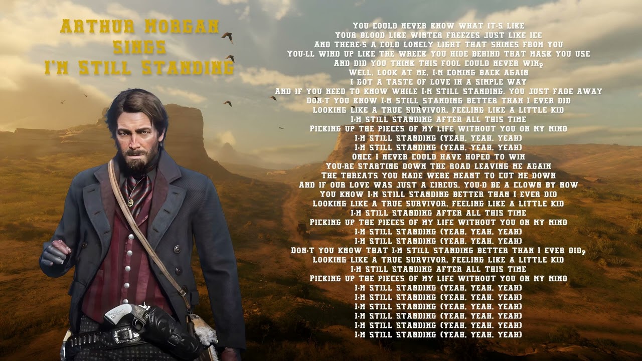 Arthur Morgan sings I'm Still Standing [AI Cover] Full Version