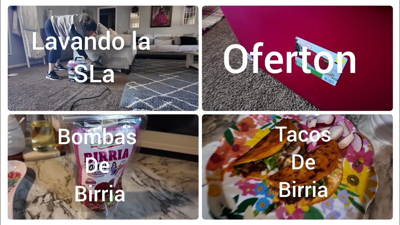 ACOMPAÑAME HA PREPARAR UNA RICA BIRRIA CON BOMBAS /// FUNCIONARAN?O Q PASARA///SALA LAVADA// OFERTAS