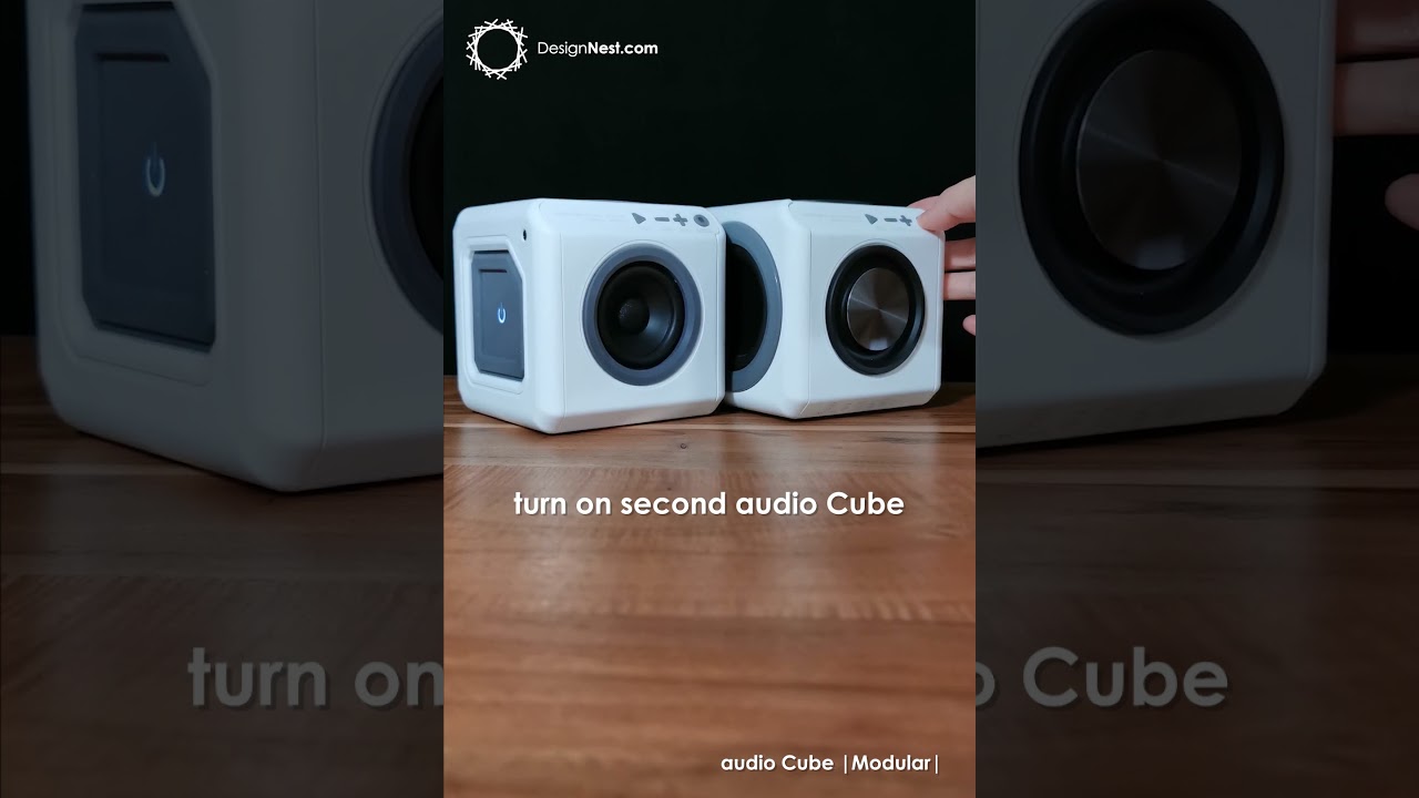 [MANUAL] audio Cube |Modular| - Connect a limitless amount of modular cubes - DesignNest.com